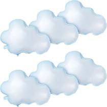 Balões metalizados Sumind White Cloud 30 cm x 53 cm para festa x6