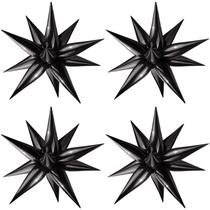 Balões Mylar Foil Cone Moukiween Black Explosion Star 50 unidades Balões Mylar Foil Cone Moukiween Black Explosion Star 50 unidades