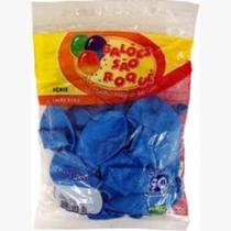 Balões N 7,0 Liso Imperial Azul Turquesa 50un 5150 São Roque - 1