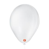 Balões P/ Festa (Cor: Branco Polar - Tam.: 7") - Contém 100 Unidades
