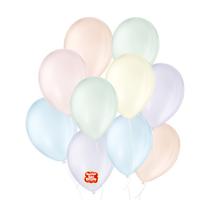 Balões P/ Festa (Tema: Candy Colors - Cor: Sortidos - Tam.: 9") - Contém 50 Unidades - Balões São Roque