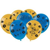Balões P/ Festa (Tema: Stitch - Tam.: 9") - Contém 25 Unidades - Festcolor