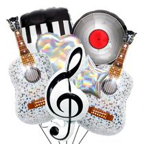 Balões para Festa baoonworlld Conjunto Decorativo Tema Música 7 Peças Balões para Festa baoonworlld Conjunto Decorativo Tema Música 7 Peças