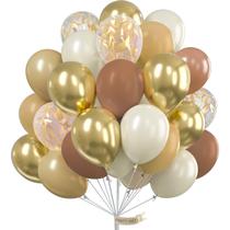 Balões PartyWoo Brown 100 peças de látex de 30 cm para decoração