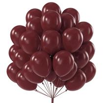 Balões PartyWoo Burgundy de 12 polegadas, 101 peças para decoração