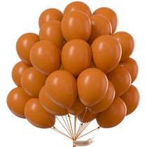 Balões PartyWoo Burnt Orange de 12 polegadas, 101 peças para decoração