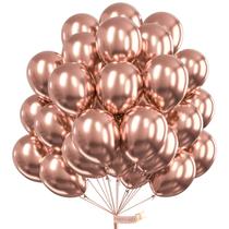 Balões PartyWoo Metallic Rose Gold 12 polegadas 100 unidades