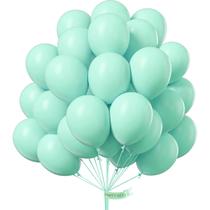 Balões PartyWoo Mint 50 peças 30 cm Pastel Teal Balloon Garland