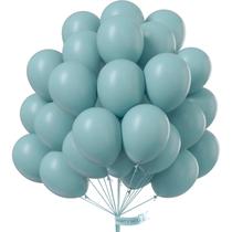 Balões PartyWoo Pale Aqua de 12 polegadas, 101 peças para decoração