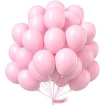 Balões PartyWoo Pastel Pink de 12 polegadas, 100 unidades para decoração Balões PartyWoo Pastel Pink de 12 polegadas, 100 unidades para decoração