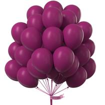 Balões PartyWoo Plum 12 cm Boho Purple 50 peças de decoração