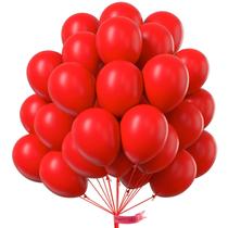 Balões PartyWoo Red de 12 polegadas, 100 peças para decoração Balões PartyWoo Red de 12 polegadas, 100 peças para decoração