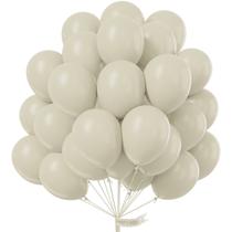 Balões PartyWoo White Sand de 12 polegadas e 50 unidades para decoração Balões PartyWoo White Sand de 12 polegadas e 50 unidades para decoração