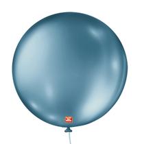 Balões São Roque Azul Metallic 5 Pol Pc 25un 135738