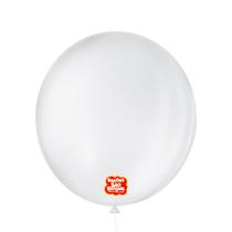 Balões São Roque Branco Polar Redondo 9 Pol Pc 50 un 152582