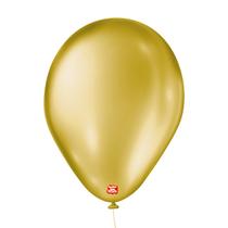 Balões São Roque Dourado Cintilante 7 Pol Pc 50un 116430