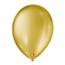 Balões São Roque Dourado Cintilante 9 Pol Pc 25un 147342