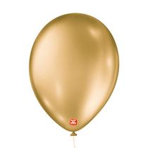 Balões São Roque Dourado Metallic 9 Pol Pc 25un 129683