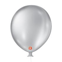 Balões São Roque Prata Gigante Cintil 25Pol Pc 01un 127399