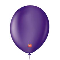 Balões São Roque Uniq Nº 16 Redondo C/10un Roxo Purple