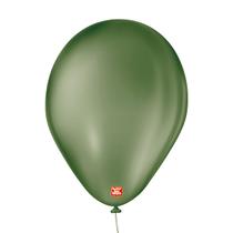 Balões São Roque Verde Eucalipto Liso 7 Pol Pc 50un 135127
