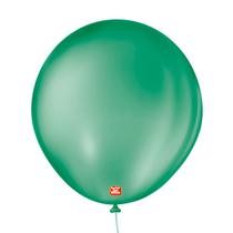 Balões São Roque Verde Folha Liso 8 Pol Pc 50un 126903