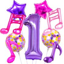 Balões Siznkore Kpop - Conjunto de Festa com 9 Peças e Notas Musicais Balões Siznkore Kpop - Conjunto de Festa com 9 Peças e Notas Musicais