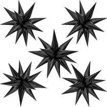 Balões Starburst ZAKVOOR 60 unidades Star Balloons 12 Spike Foil