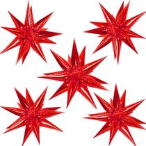 Balões Starburst ZAKVOOR 60 unidades Star Balloons 12 Spike Foil