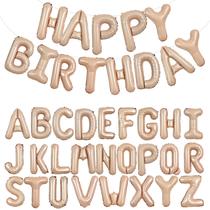 Balões TONIFUL, letra de nome personalizada A-Z, 40 cm, feliz aniversário Balões TONIFUL, letra de nome personalizada A-Z, 40 cm, feliz aniversário