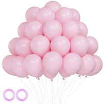 Balões Voircoloria Light Pink 12 polegadas (105 unidades) com fitas Balões Voircoloria Light Pink 12 polegadas (105 unidades) com fitas