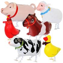 Balões Walking Farm Animals LHOAVWE - Pacote com 6 Unidades para Crianças Balões Walking Farm Animals LHOAVWE - Pacote com 6 Unidades para Crianças