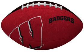 Balón de fútbol americano Rawlings NCAA tamaño junior Wisconsin Badgers