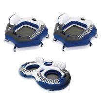 Balsa aquática inflável Intex River Run Connect para 1 pessoa (pacote com 2)