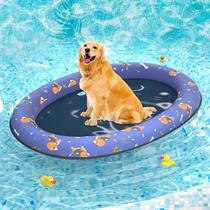 Balsa inflável macia Dog Pool Float Pet para o verão (grande) Balsa inflável macia Dog Pool Float Pet para o verão (grande)