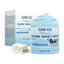 Bálsamo Batido de Sebo Bovino com Peptídeos de Cobre GHK-Cu 80 g Bálsamo Batido de Sebo Bovino com Peptídeos de Cobre GHK-Cu 80 g