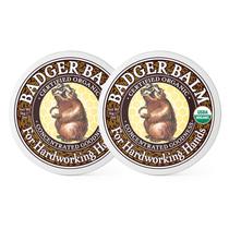 Bálsamo cicatrizante para mãos Badger Aloe Vera e Wintergreen 60 ml (pacote com 2)