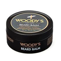 Bálsamo de barba 2 em 1 Woody's para homens, condicionador d