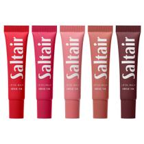 Bálsamo de óleo labial Saltair Hydrating Clear & Tinted Gloss, pacote com 5