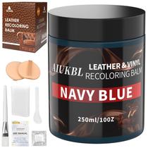 Bálsamo de recoloração de couro AIUKBL Leather Dye azul marinho