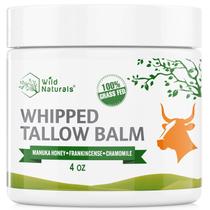 Bálsamo de sebo batido Wild Naturals 100% carne bovina alimentada com capim 120 ml