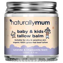 Bálsamo de sebo NaturallyMum hidratante para bebês e crianças 125 ml