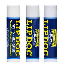 Bálsamo labial Amish Origins Lip Doc SPF 15 Medicated (pacote com 3)