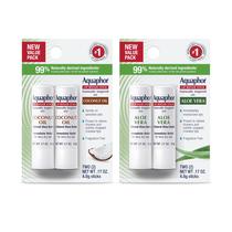 Bálsamo labial Aquaphor Naturally Inspired kit com 4 unidades com manteiga de karité