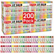 Bálsamo labial AZEN, pacote com 200, hidratante natural, 12 sabores