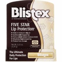 Bálsamo labial Blistex Five Star Lip Protection SPF 30, pacote com 5 Bálsamo labial Blistex Five Star Lip Protection SPF 30, pacote com 5
