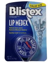 Bálsamo labial Blistex Lip Medex, frasco de 11 ml, pacote com 6 Bálsamo labial Blistex Lip Medex, frasco de 11 ml, pacote com 6