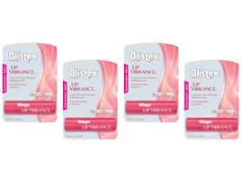 Bálsamo labial Blistex Lip Vibrance Protetor labial 3,8 ml (pacote com 4) Bálsamo labial Blistex Lip Vibrance Protetor labial 3,8 ml (pacote com 4)