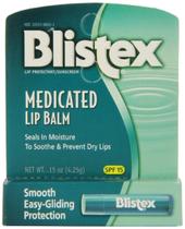 Bálsamo labial Blistex Medicated Stick 4,4 ml (pacote com 3) Bálsamo labial Blistex Medicated Stick 4,4 ml (pacote com 3)