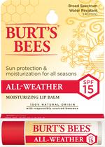 Bálsamo labial Burt's Bees All Weather SPF 15 resistente à água 4,25 ml Bálsamo labial Burt's Bees All Weather SPF 15 resistente à água 4,25 ml
